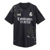 Original Trikotsatz Real Madrid 4.trikot Torwart 2023-24 Schwarze Für Kinder